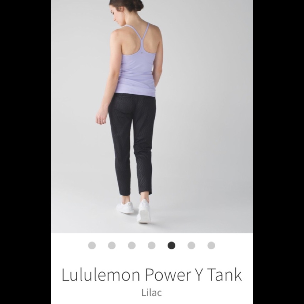 Lululemon Power Y Tank
Lilac